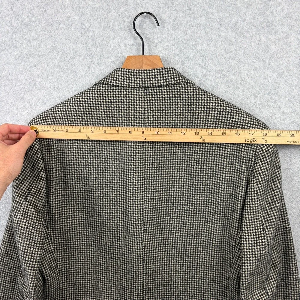 Vintage Brooks Brothers Blazer Mens 39 Regular Camel Hair Houndstooth Sport Coat